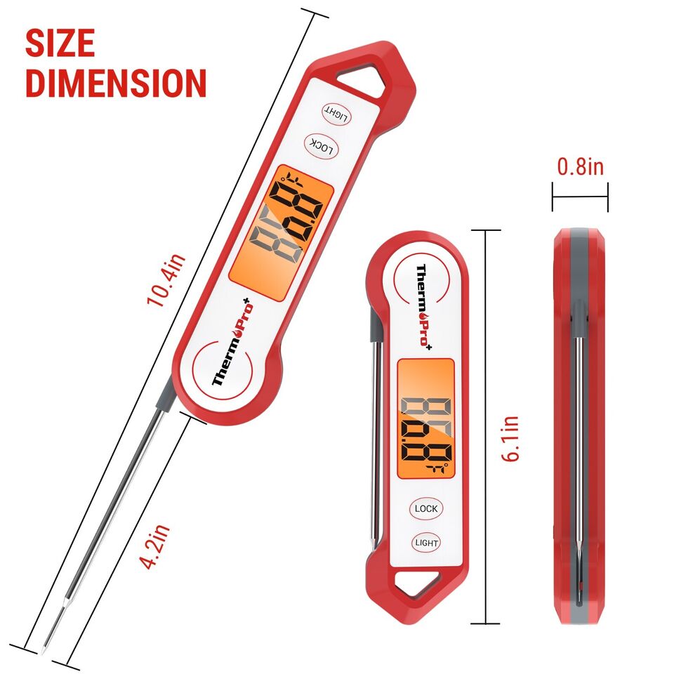 TP19+ Instant Read Digital Meat Thermometer