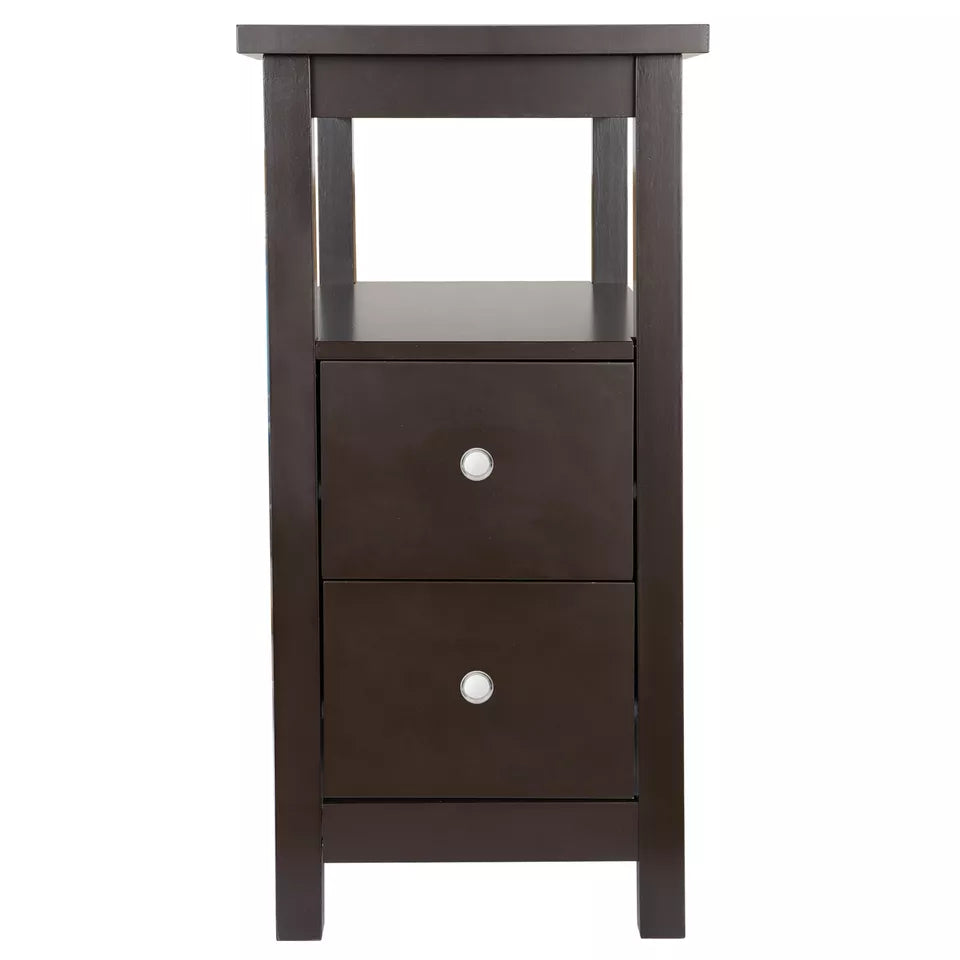 Chair Side End Table With Drawers