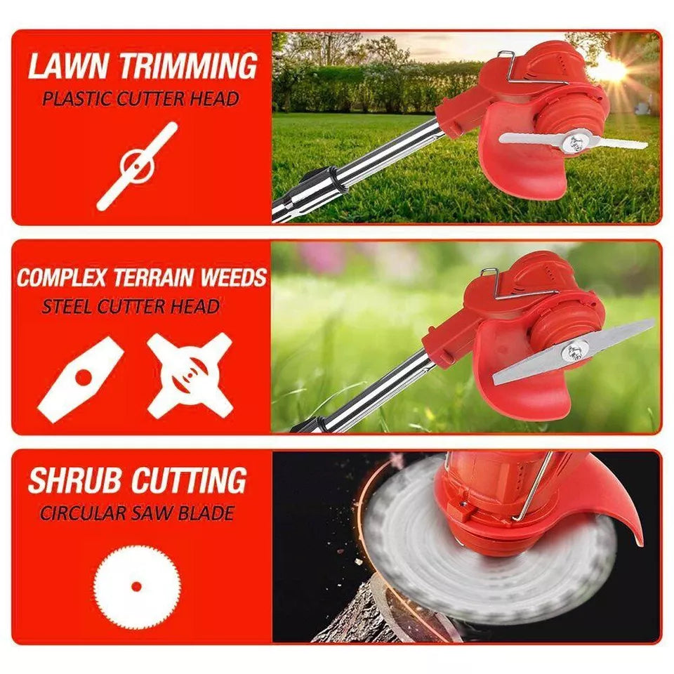 Cordless Electric Weed Lawn Edger Grass String Trimmer