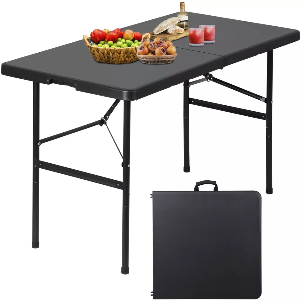 4 FT Folding Table for Party Dining In/Outdoor