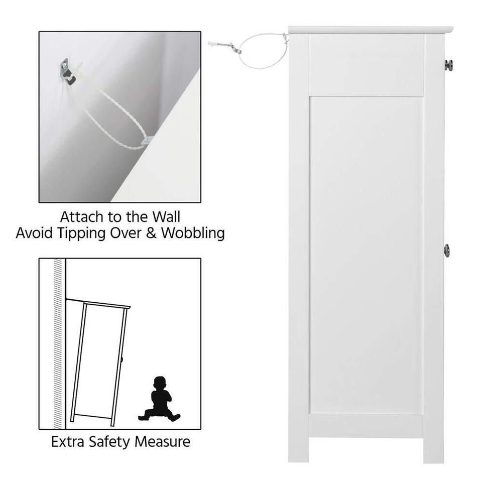 Bathroom Storage Cabinet Floor Standing - Versatile