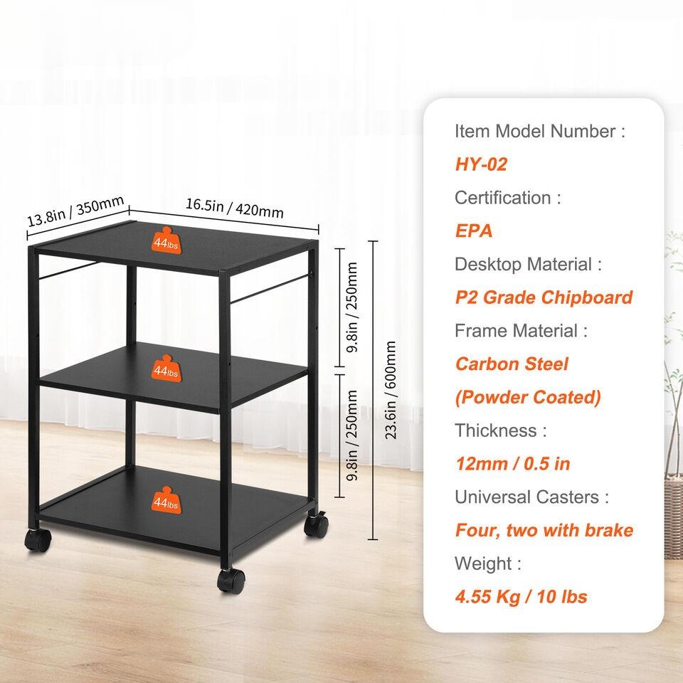 Printer Stand With Wheels